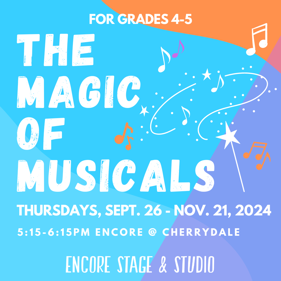 grades 4-5, musicals, classes, fall classes, class graphic