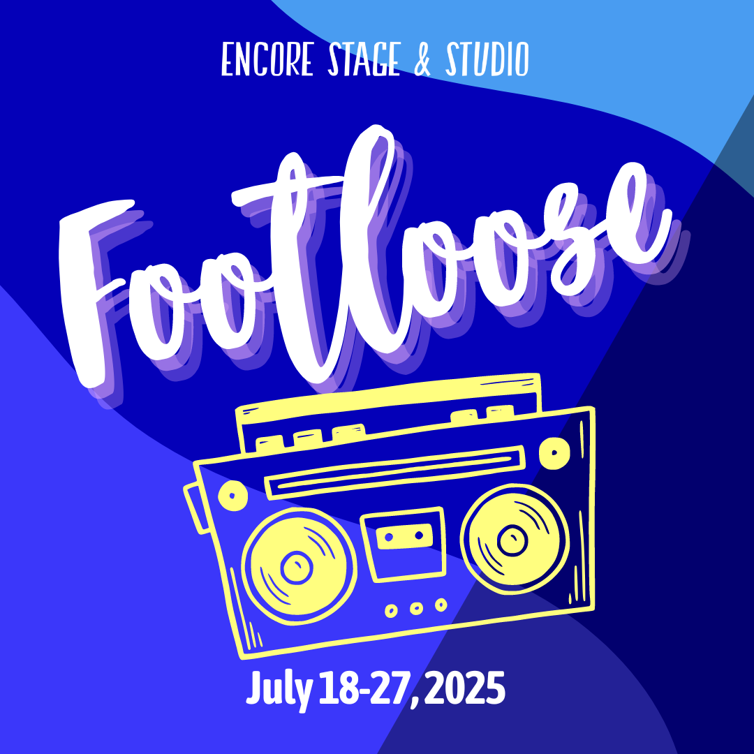 footloose graphic, 24/25 season, summer show, musical, show graphic