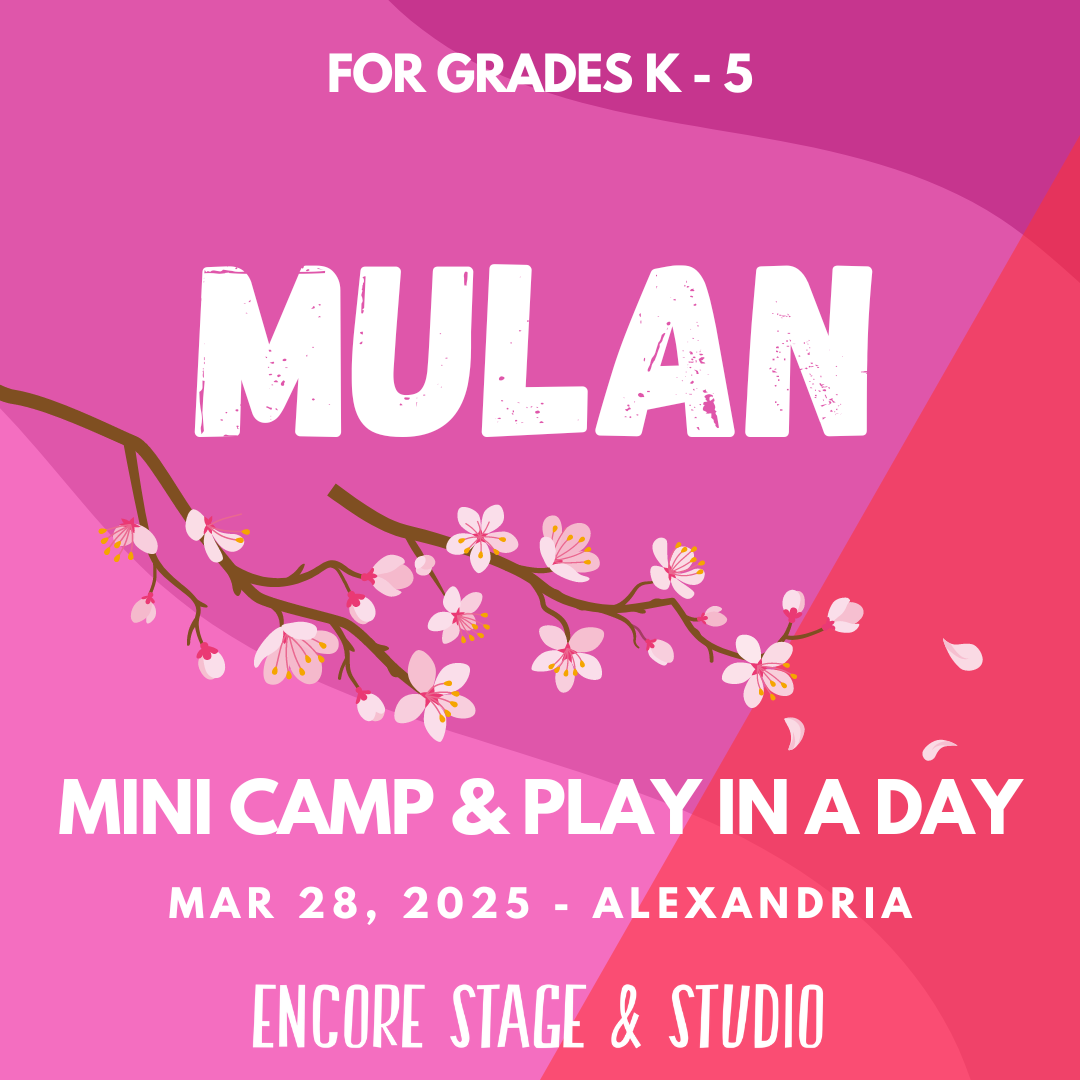 mini camp, spring 2025, alexandria, mini camp graphic, mulan