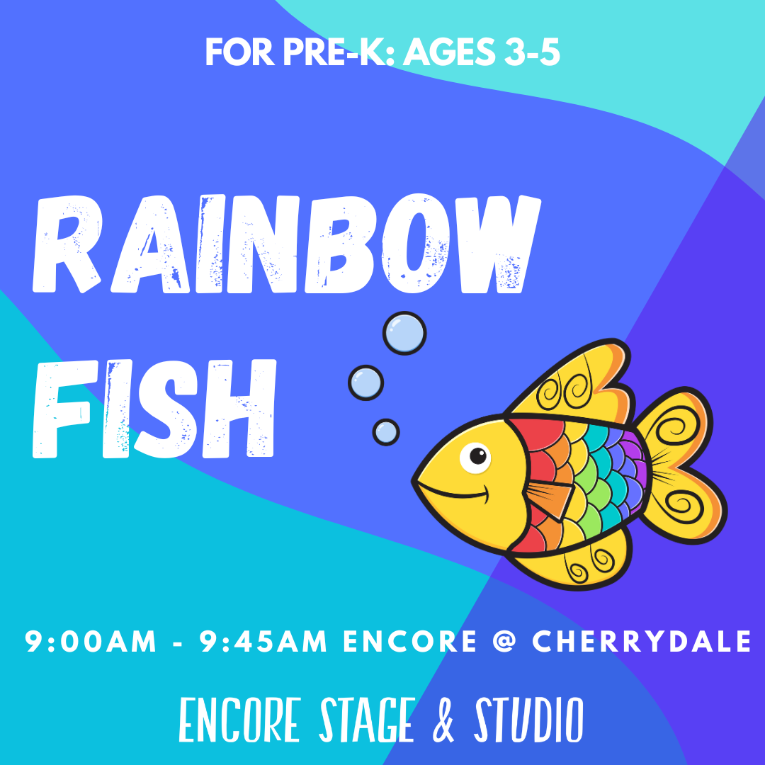 pre-k, winter classes, rainbow fish, 2025 classes, class graphic