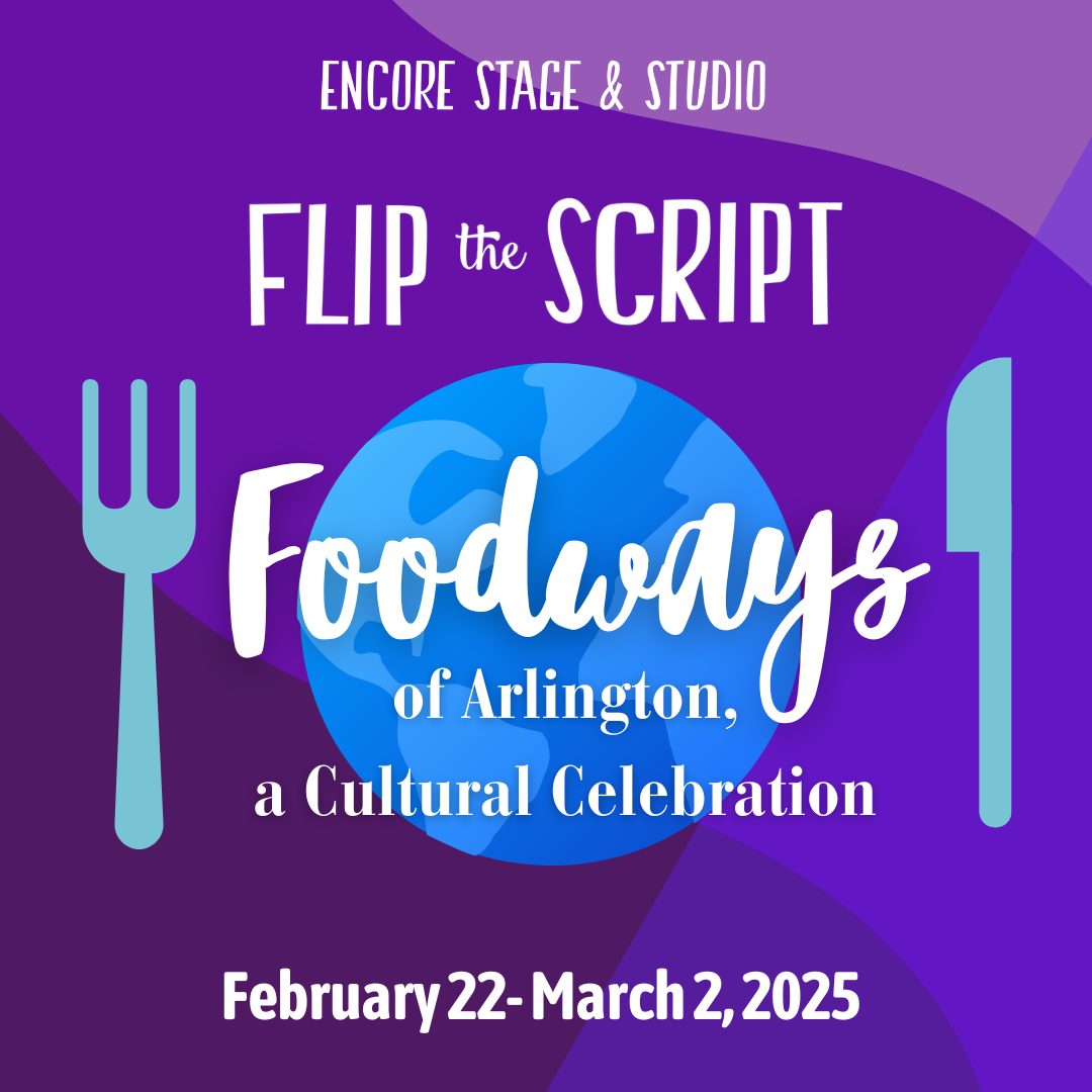 show graphic, 24/25 season, foodways, flip the script