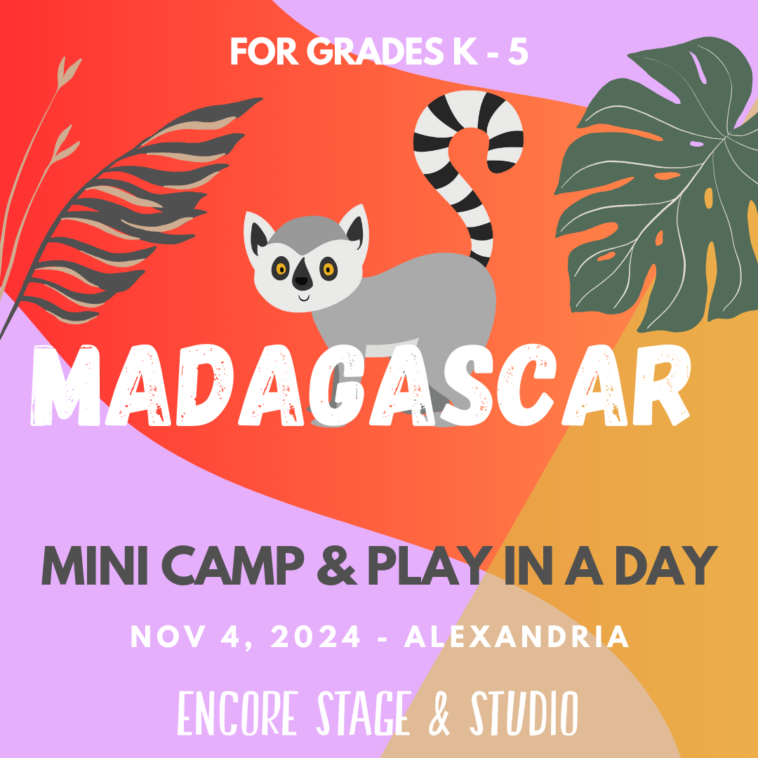 grades k-5, mini camp, alexandria, fall 2024, minicamp graphic, madagascar