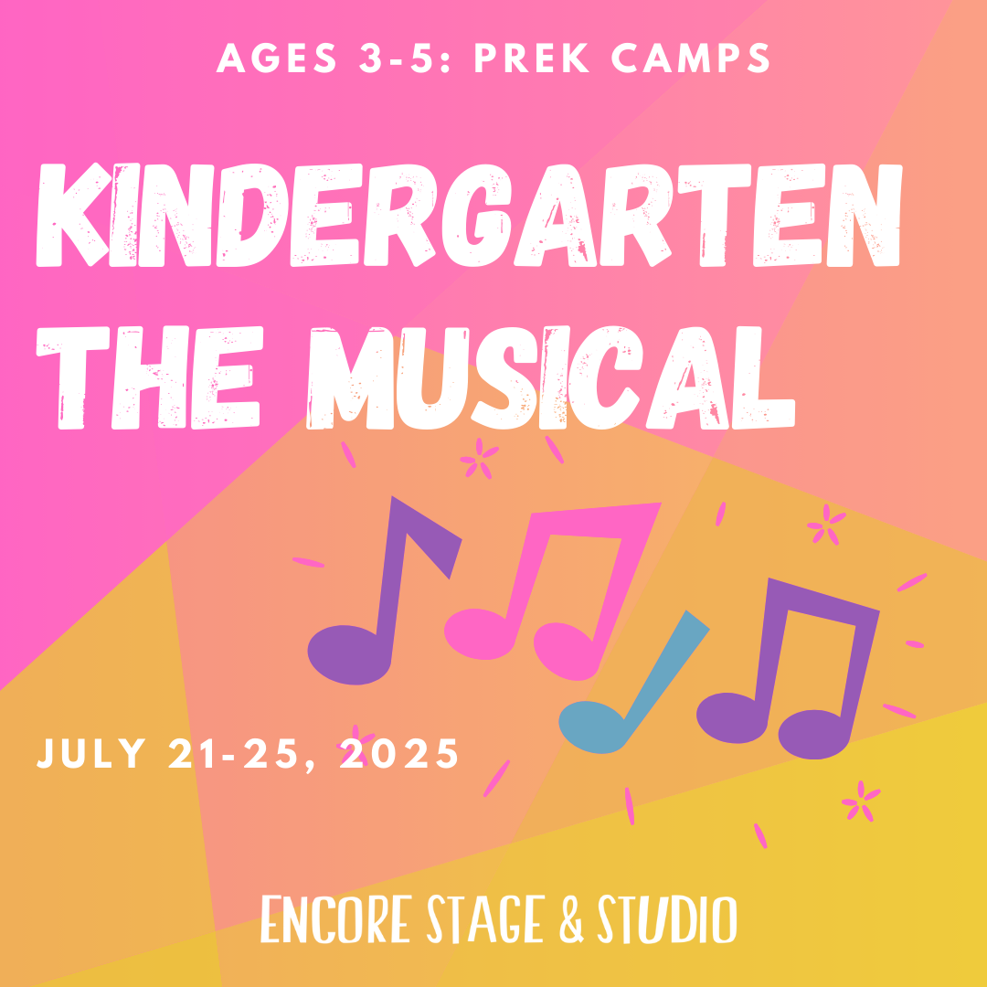 pre-k, camp, summer camp, camp graphic, kindergarten, musical