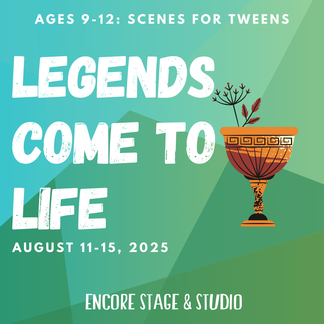 ages 9-12, tweens, scenes for tweens, camp, summer camp, camp graphic, legends, mythology