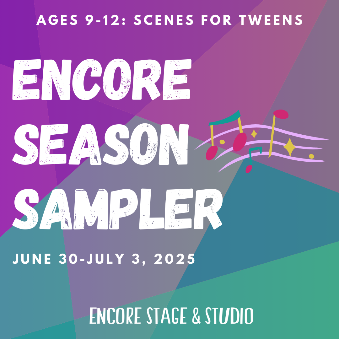 ages 9-12, tweens, scenes for tweens, camp, summer camp, camp graphic, season sampler, singing